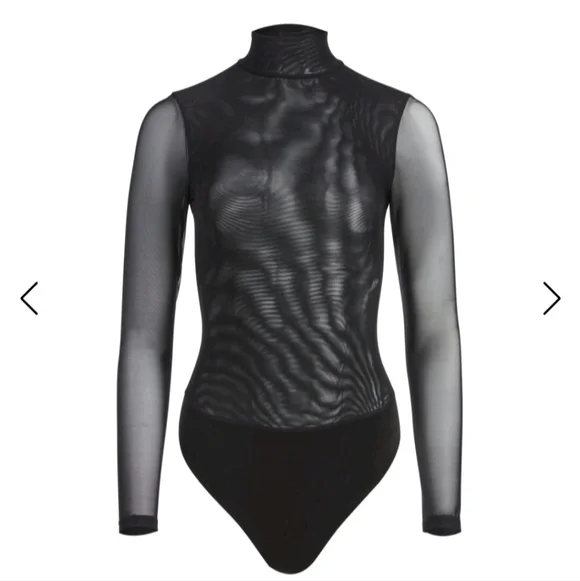 Alice + Olivia Clarinda Turtleneck Long Sleeve Bodysuit Size XL NWT $395 - Picture 11 of 16